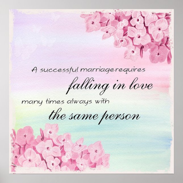 Affiche Un mariage réussi (Devant)