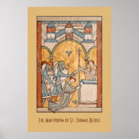 Un martyre précoce de saint Thomas Becket en art