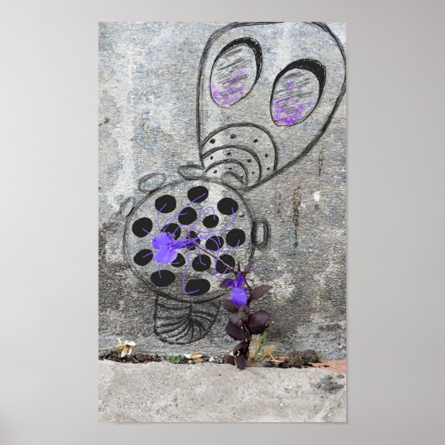 Affiche Un masque à gaz à protéger de la violette ? (Devant)