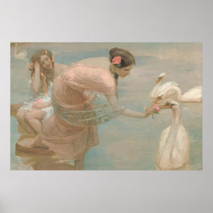 Affiche Un matin d'été par Rupert Bunny (1897)