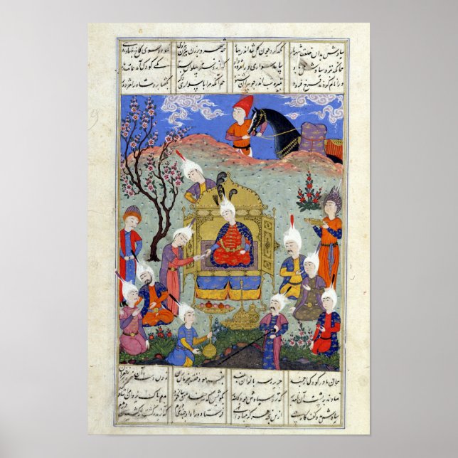 Affiche Un messager apporte des informations à Siavosh (Devant)