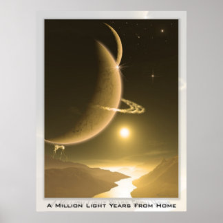 Affiche Un million d'années-lumière à la maison