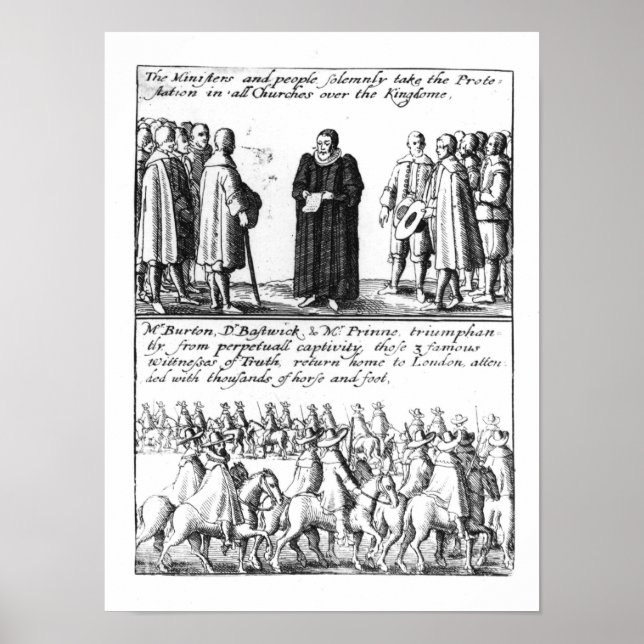 Affiche Un ministre prend la manifestation (Devant)