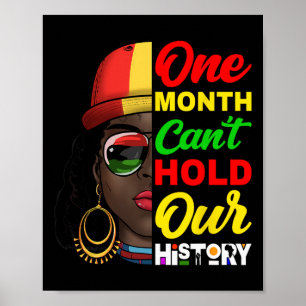 Affiche Un mois ne peut contenir notre histoire Mélanine A