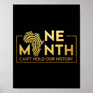 Affiche Un mois ne peut contenir notre histoire, Mois de l