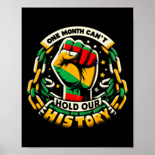 Affiche Un mois ne peut contenir notre histoire Mois de l'