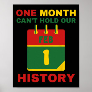 Affiche Un mois ne peut contenir notre histoire Mois de l'