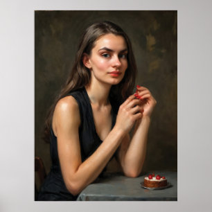 Affiche Un moment avec des cerises