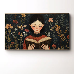 Affiche Un moment de calme avec un livre
