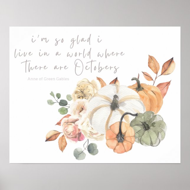 Affiche Un monde d'octobre automne automne automne (Devant)