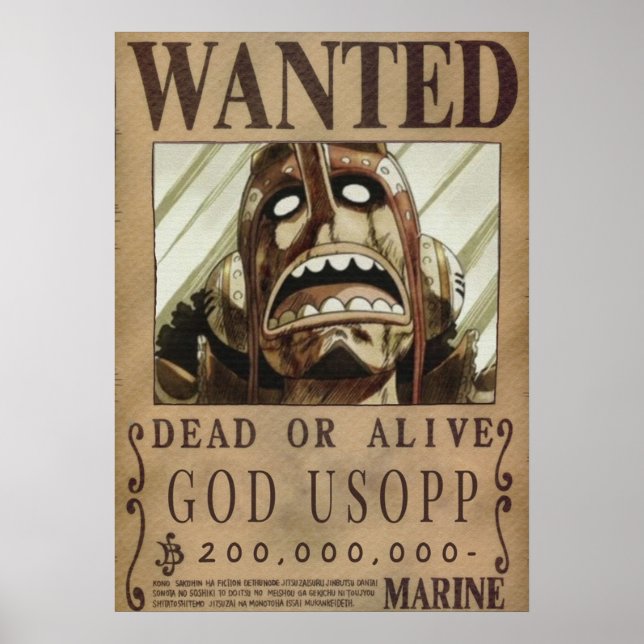 Affiche Un morceau Recherché Dieu Usopp (Devant)