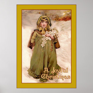Affiche Un Noël Joyeux ~ Noël Vintage Imprimer