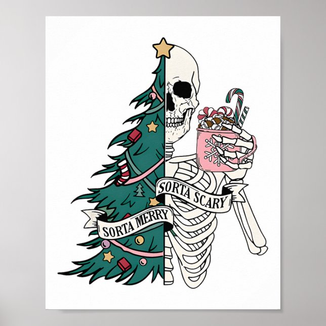 Affiche Un Noël plutôt joyeux plutôt effrayant (Devant)