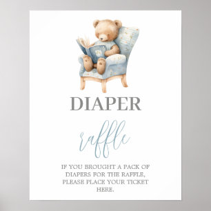 Affiche Un nouveau chapitre Commence le baby shower Déchet