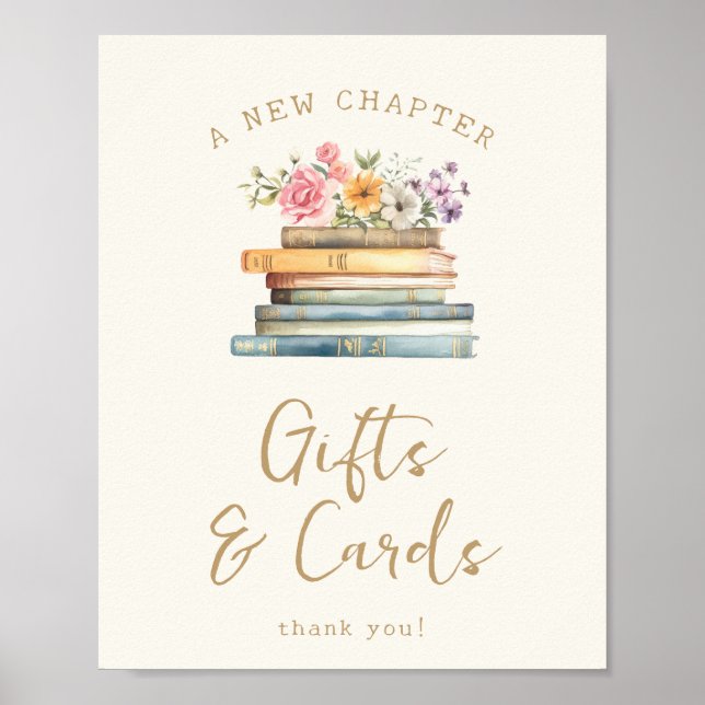 Affiche Un nouveau chapitre Wildflower Books (Devant)