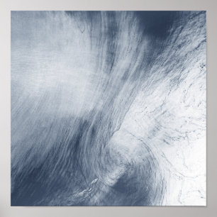 Affiche Un nuage géant de tourbillon tourbillonne