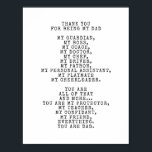 Affiche Un Ode pour papa | Personnaliser ce poème<br><div class="desc">Customisez avec votre propre texte ou utilisez mon poème comme cadeau spécial pour votre père. Sentez le poids de la maternité...  la responsabilité et ma propre mère disparaît. Merci pour mon papa qui est un grand-père merveilleux. "Une ode à papa" par Becky Nimoy 2017.</div>