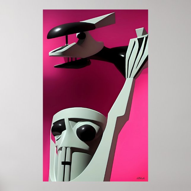 Affiche Un oiseau dans la main (Devant)