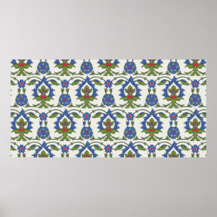 Affiche Un ornement traditionnel arabe sans couture. Turc,