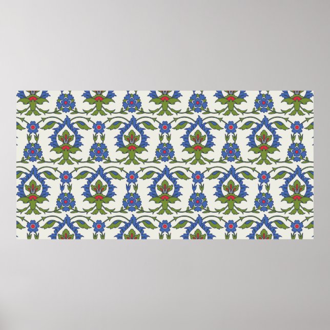 Affiche Un ornement traditionnel arabe sans couture. Turc, (Devant)