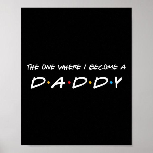 Affiche Un où je deviens papa père  (Devant)