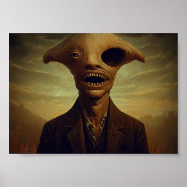 Affiche Un Oyed Horror Creator Portrait (Devant)