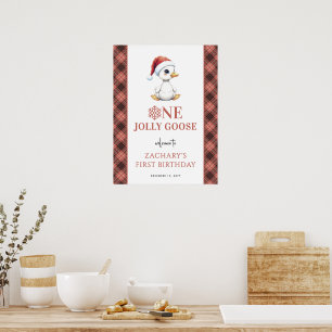 Affiche Un panneau de bienvenue pour un premier anniversai