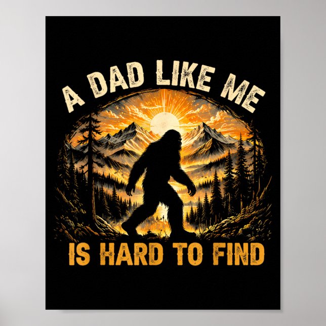 Affiche Un papa comme moi est difficile à trouver drôle Bi (Devant)