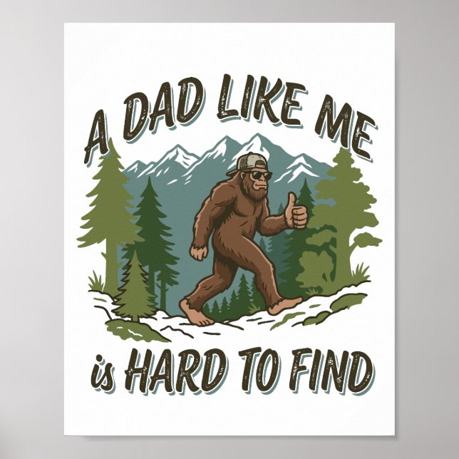Affiche Un papa comme moi est difficile à trouver, joli Bi (Devant)
