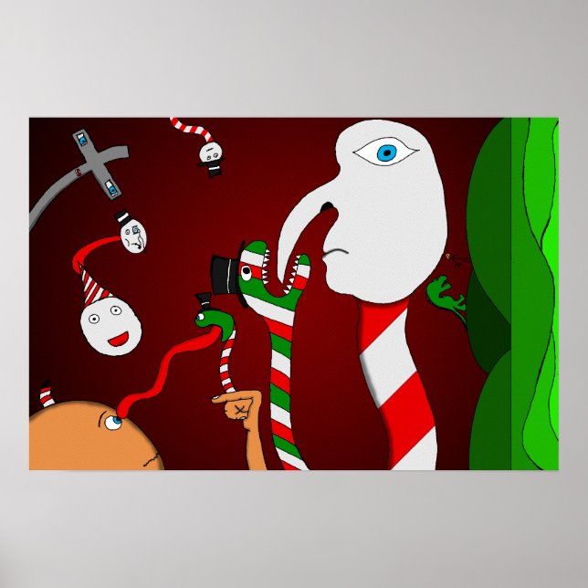 Affiche Un pays des merveilles aux yeux (Devant)