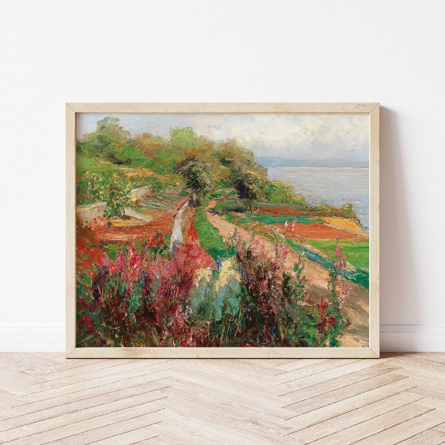 Affiche Un Paysage Côtier | Olga Wisinger-Florian (Créateur téléchargé)