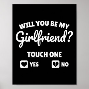 Affiche Un Petit Ami Lui Demandera Tu Seras Mon Ami Valent