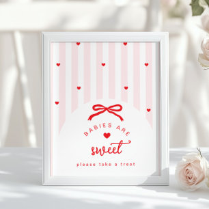 Affiche Un petit amour Bébés sont doux coquette Arc