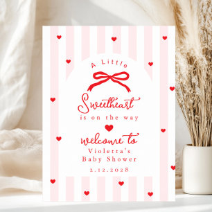 Affiche Un petit bébé chéri Arc de bienvenue pour Baby Sho