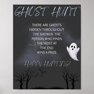 Affiche Un petit boite est dû Ghost Hunt signe