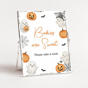 Affiche Un petit Boo Pumpkin Halloween Bébés sont doux 