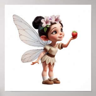 Affiche Un petit dessin magique enchanté Fairy
