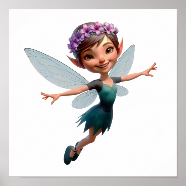 Affiche Un petit dessin magique enchanté Fairy (Devant)