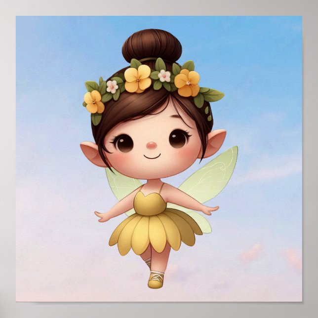 Affiche Un petit dessin magique enchanté Fairy (Devant)