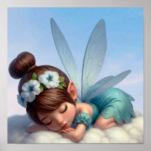 Affiche Un petit dessin magique enchanté Fairy