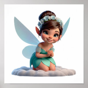 Affiche Un petit dessin magique enchanté Fairy