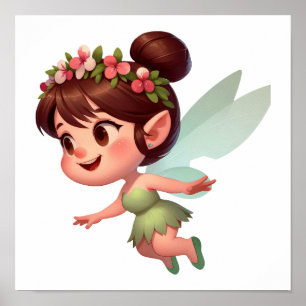 Affiche Un petit dessin magique enchanté Fairy