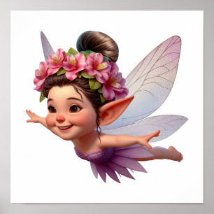 Affiche Un petit dessin magique enchanté Fairy