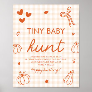 Affiche Un petit jeu de chasse au bébé citrouille pour Bab