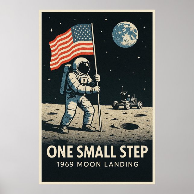 Affiche Un petit pas (Devant)