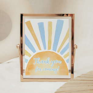 Affiche Un petit rayon de Merci solaire pour venir