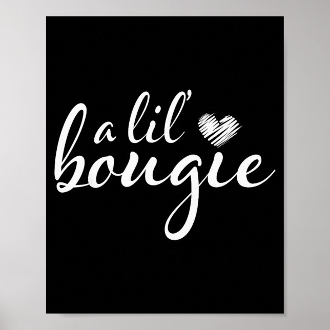 Affiche Un peu Bougie drôle de vêtements pour femmes  (Devant)