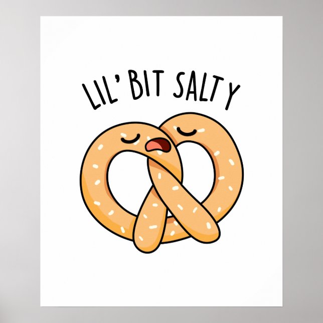 Affiche Un peu de Cool salé Pretzel Pun (Devant)