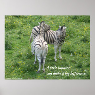 Affiche Un peu de soutien peut faire une grande différence