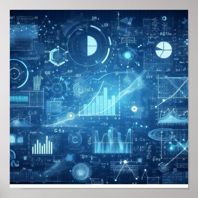 Affiche Un plan d'action numérique éclairé (Devant)